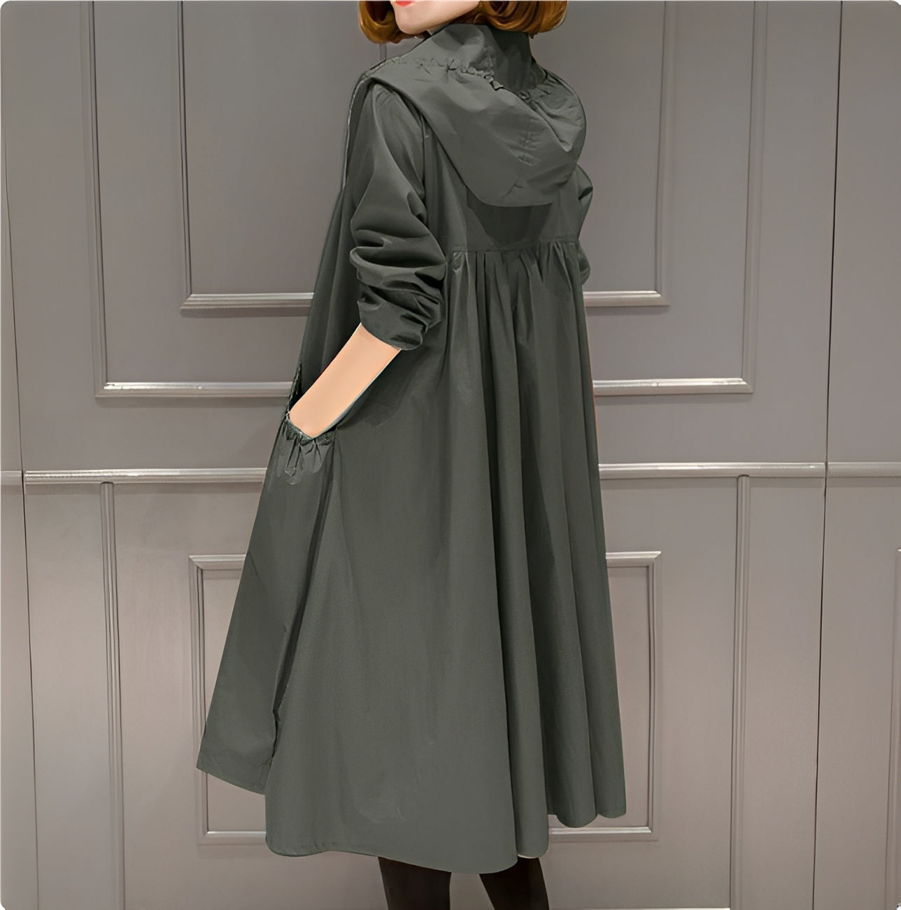 Margarette - Stylish Hooded Raincoat for Women