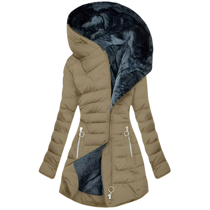 Kassandra - Stylish, warm velvet cardigan for women