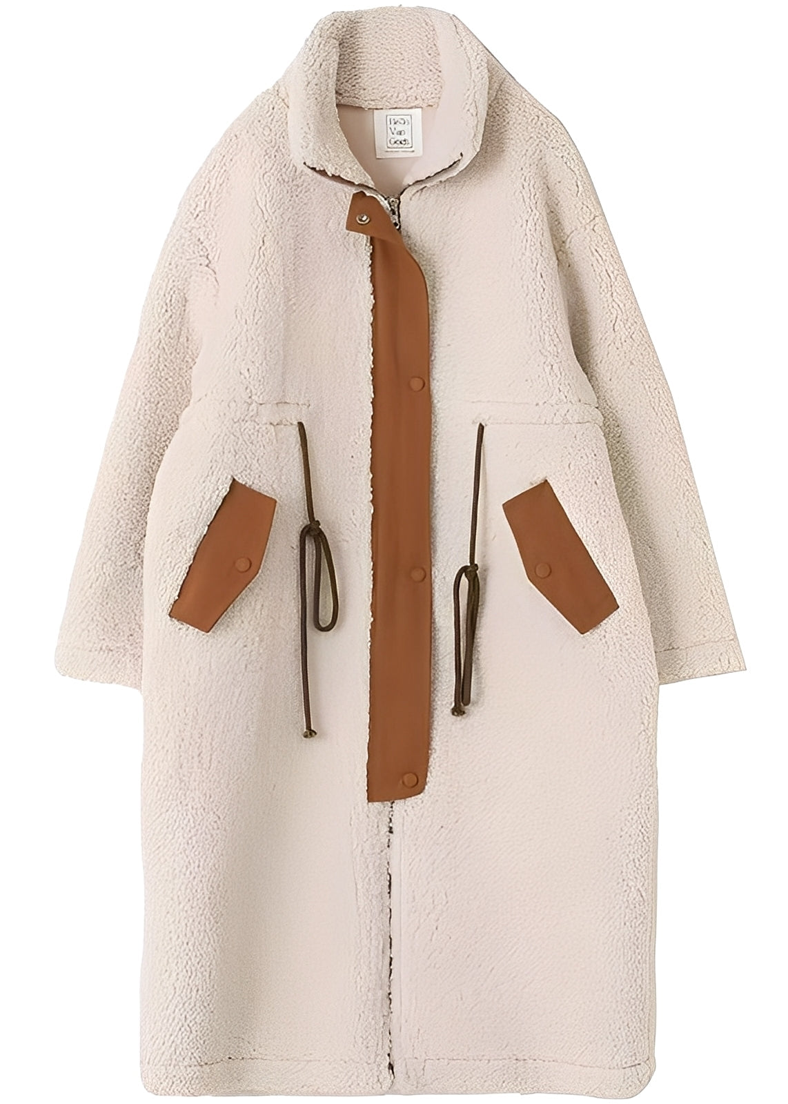 Noelene - Warm, loose wool coat for women