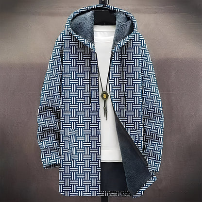 Wiley - Stylowy, wielofunkcyjny płaszcz z nadrukiem dla mężczyzn