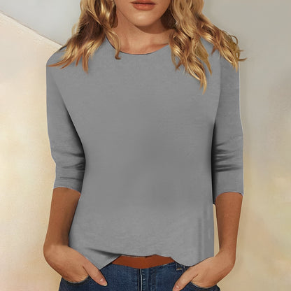 Kathryn - Casual shirt with 3/4 sleeves for women