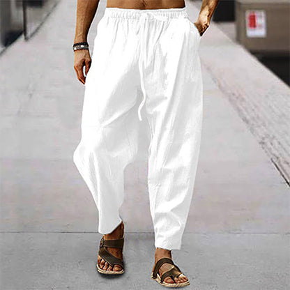 Titus - Men's Beach Pants Made of Cotton and Linen