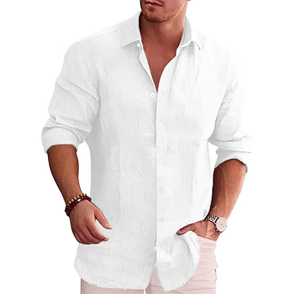 Louis - Casual Long-Sleeve Slim-Fit Shirt for Men
