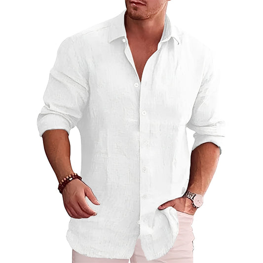 Louis - Casual Long-Sleeve Slim-Fit Shirt for Men