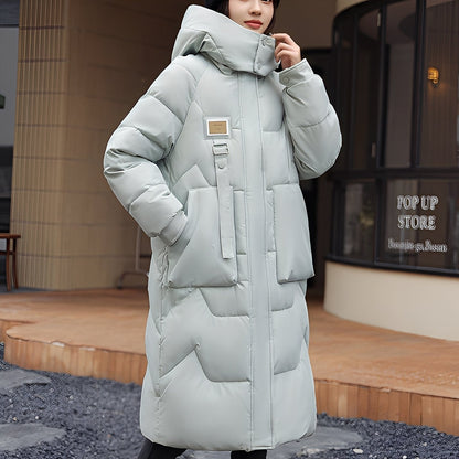 Rexanne - Stylish long hooded cardigan for women