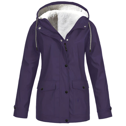 Abbigail - Multifunctional waterproof fleece-lined jacket for women