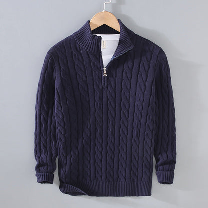 Jerald - Daily Half-Zip Sweater for Men