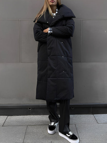 Adaline - Long, warm, lined cardigan for women