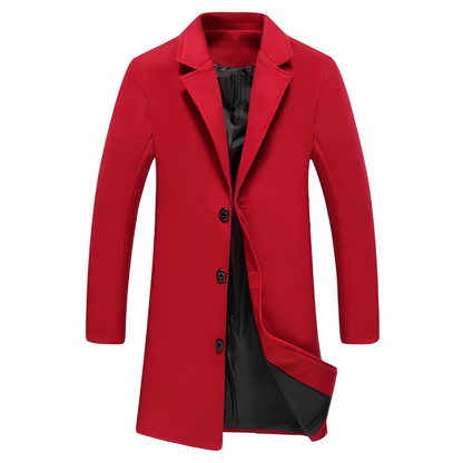 Peyton - Φορμαλ Παλτό Χειμώνα από Μαλλί για Άνδρες