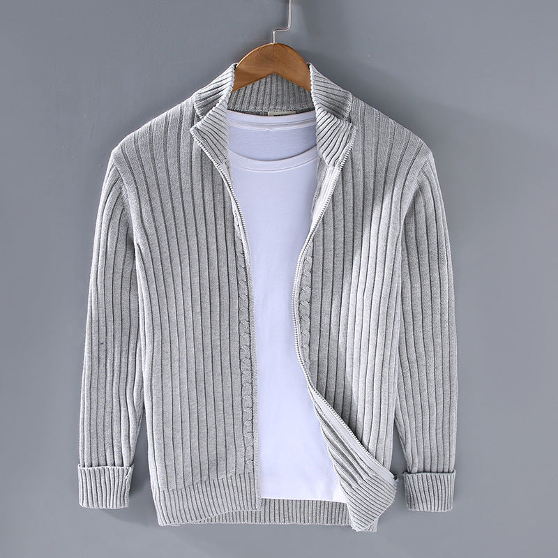Raphael - Modern Cotton Cardigan for Men