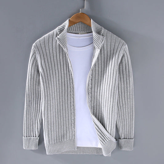 Raphael - Modern Cotton Cardigan for Men