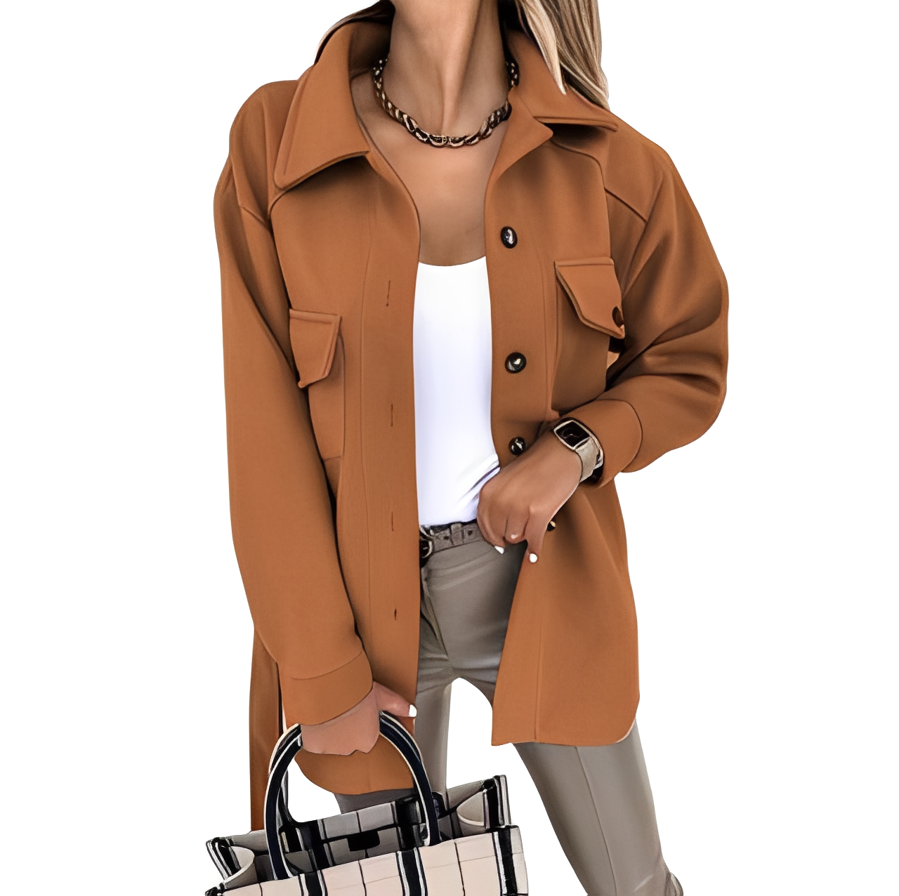 Bethanie - Daily Revere Cardigan with Buttons for Women