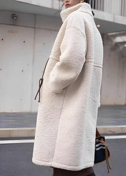 Noelene - Warm, loose wool coat for women