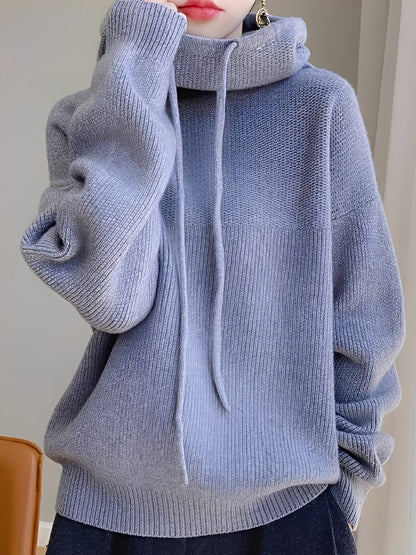 Roxane - Ζεστό, απαλό μάλλινο hoodie για γυναίκες