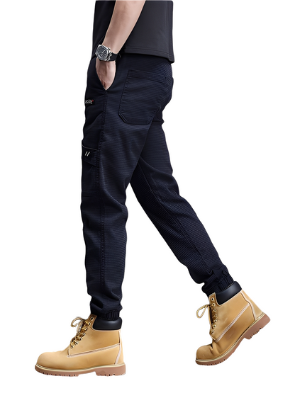 Alvin - Στιλάτο Ελαστικό Παντελόνι Τζόκινγκ με Κορδόνι για Άνδρες