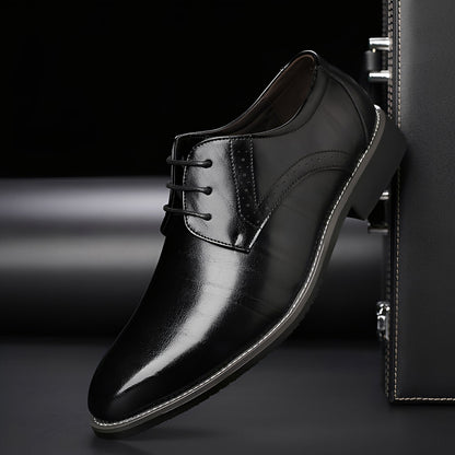 Desmond - Official Leather Shoes with Brogue Details for Men