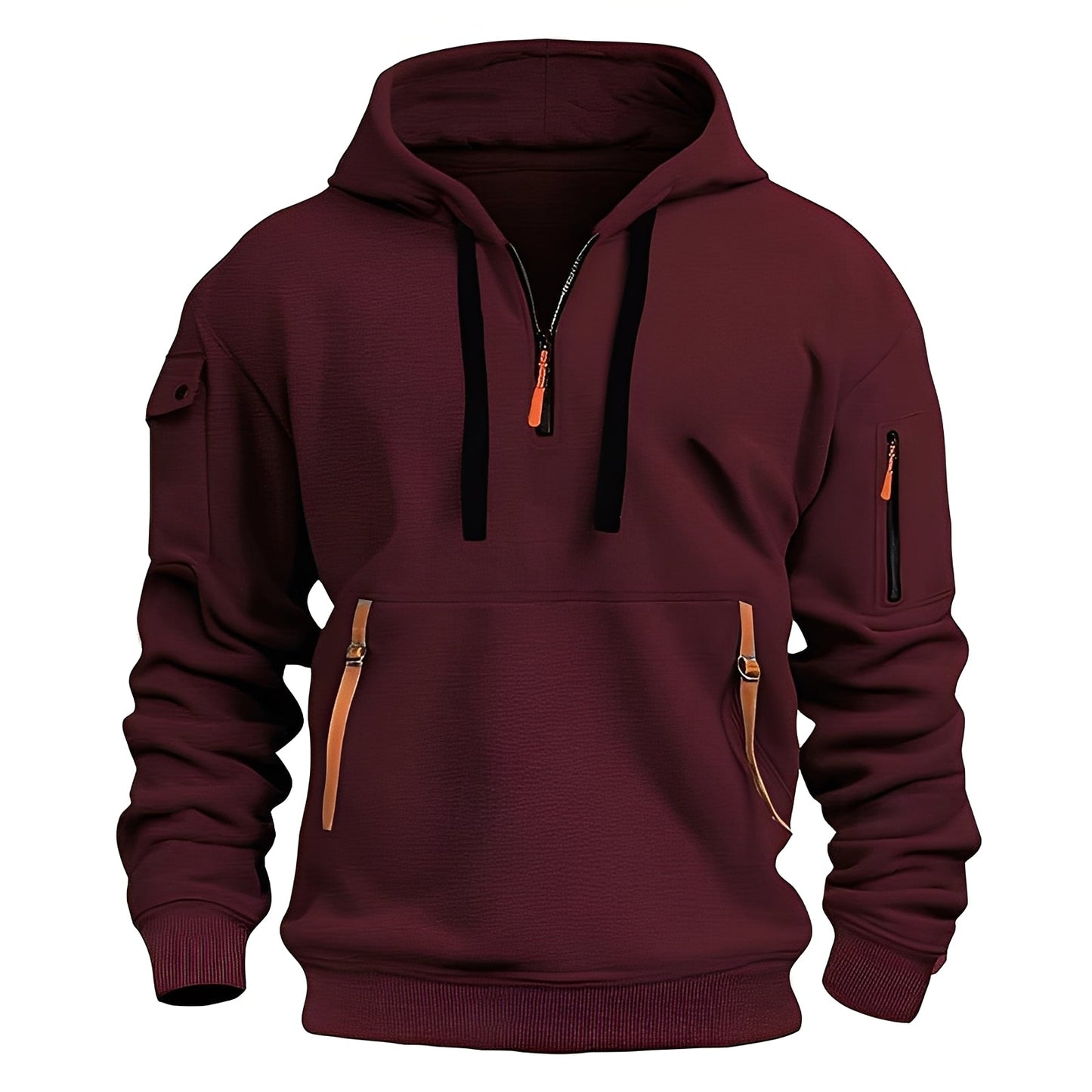Norton - Stylish half-zip sweatshirt for men