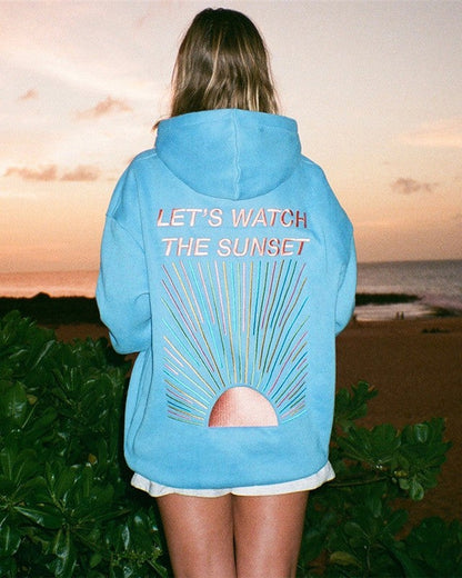 Jaquelyn - Στιλάτος, χαλαρό κομμένο hoodie με σχέδιο για γυναίκες