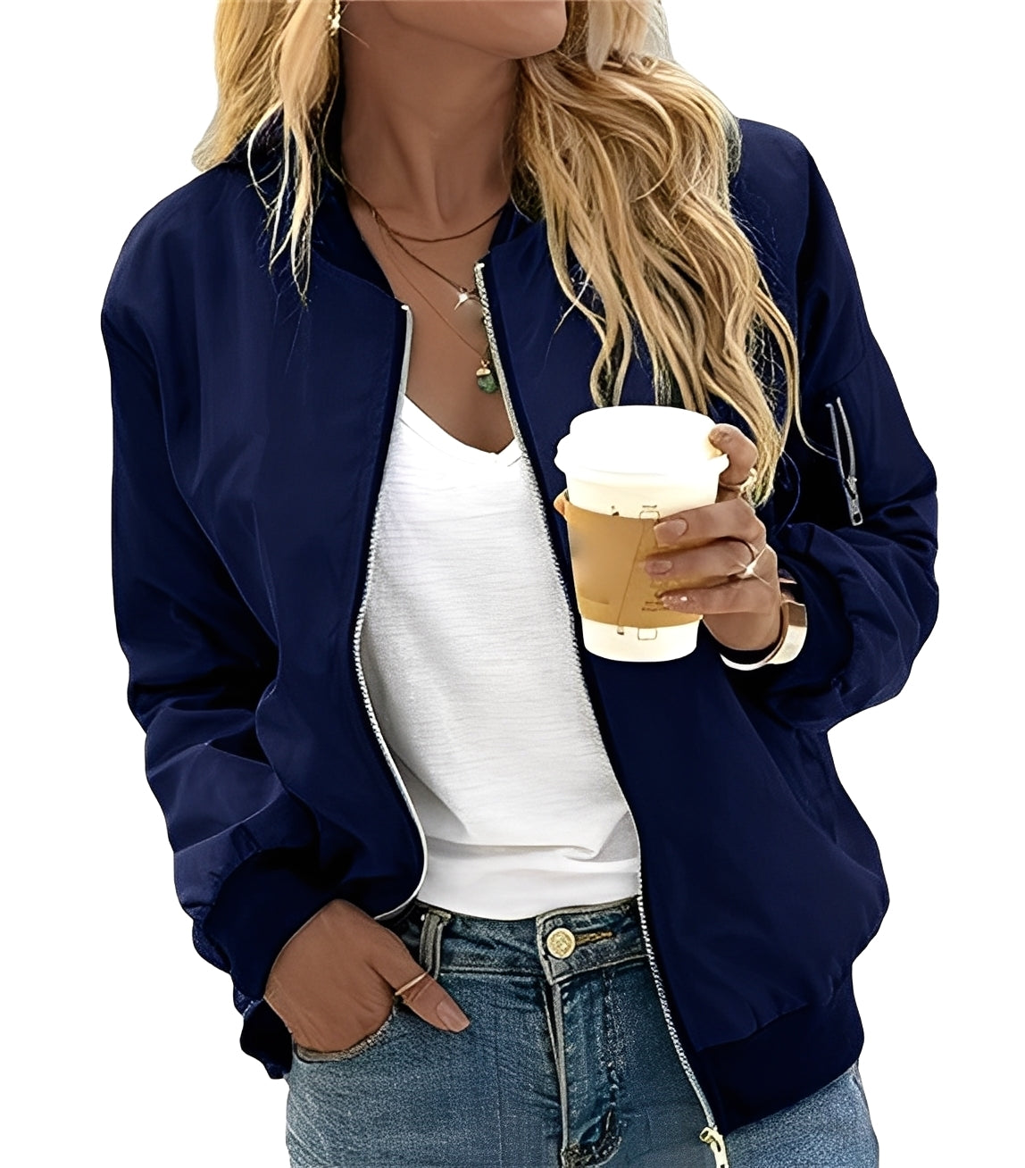 Angelle - Daily, elegant bomber jacket for women