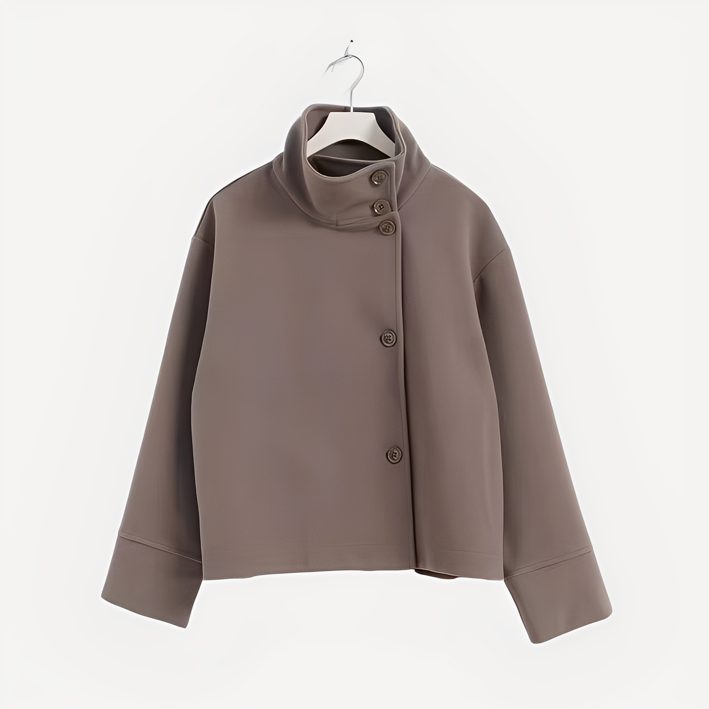 Carolyn - Elegant single-button wool blazer for women