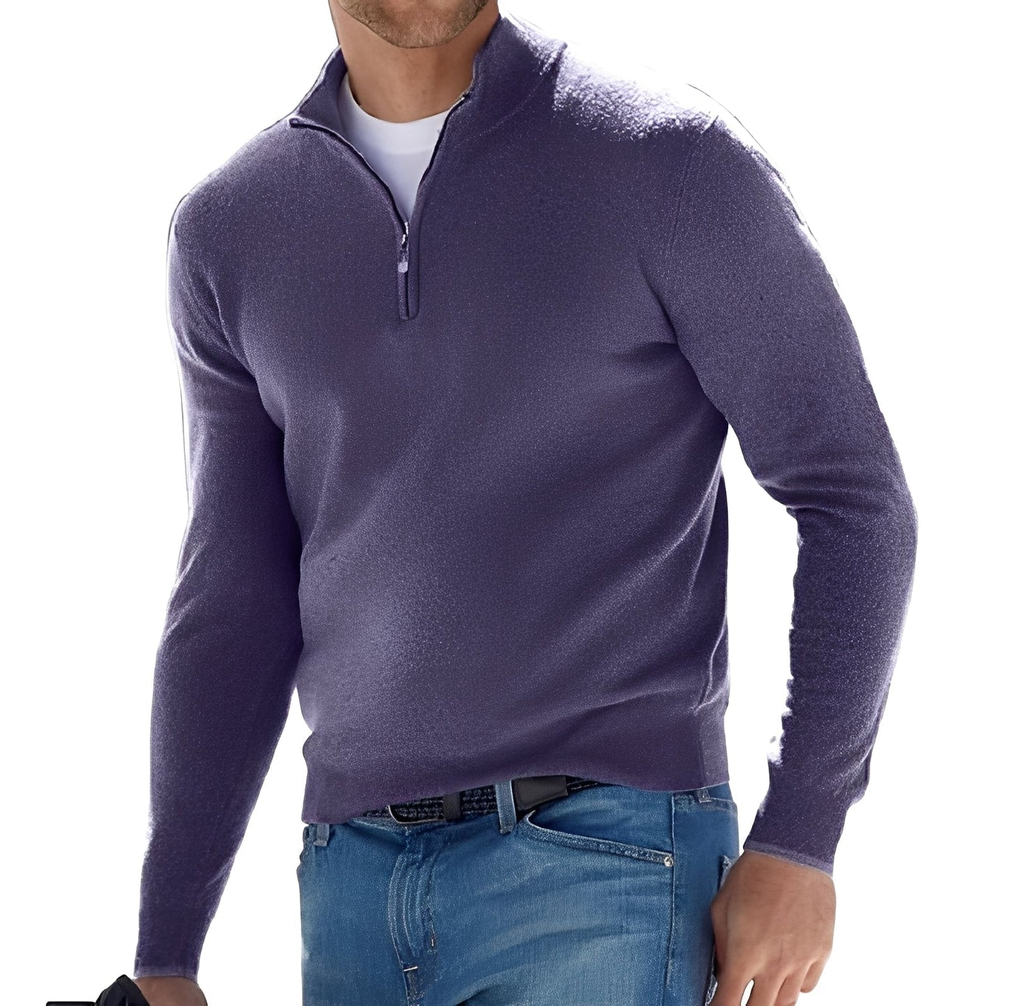 Eliott - Cashmere Men's Sweater with Zipper