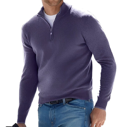Eliott - Cashmere Men's Sweater with Zipper