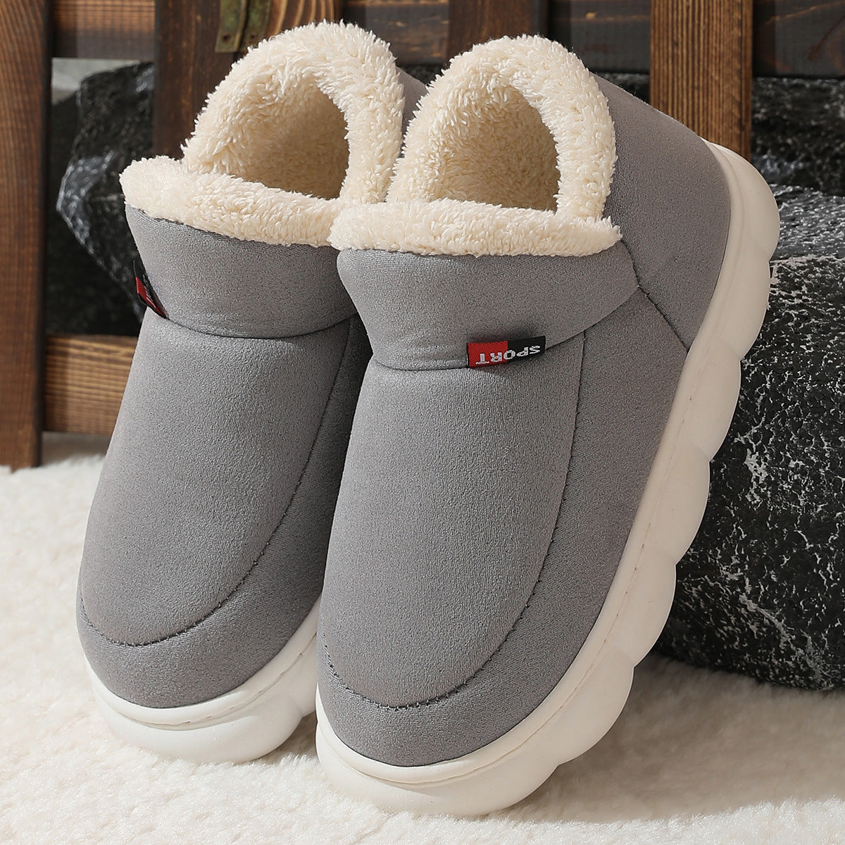 Rebecca - Stylish, warm plush shoes for women
