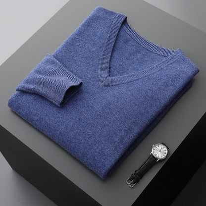 Walter - Pull en cachemire simple pour hommes