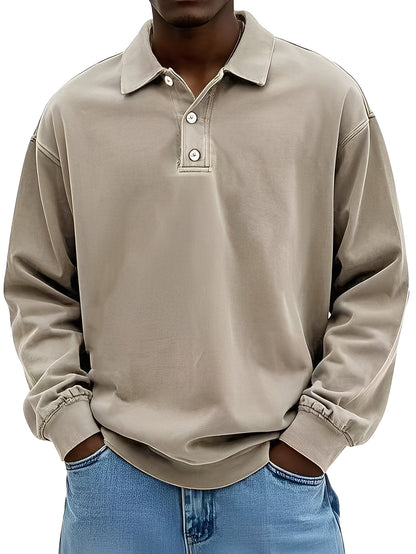 Clayton - Κλασικό Μακρυμάνικο Πόλο πουκάμισο για άνδρες
