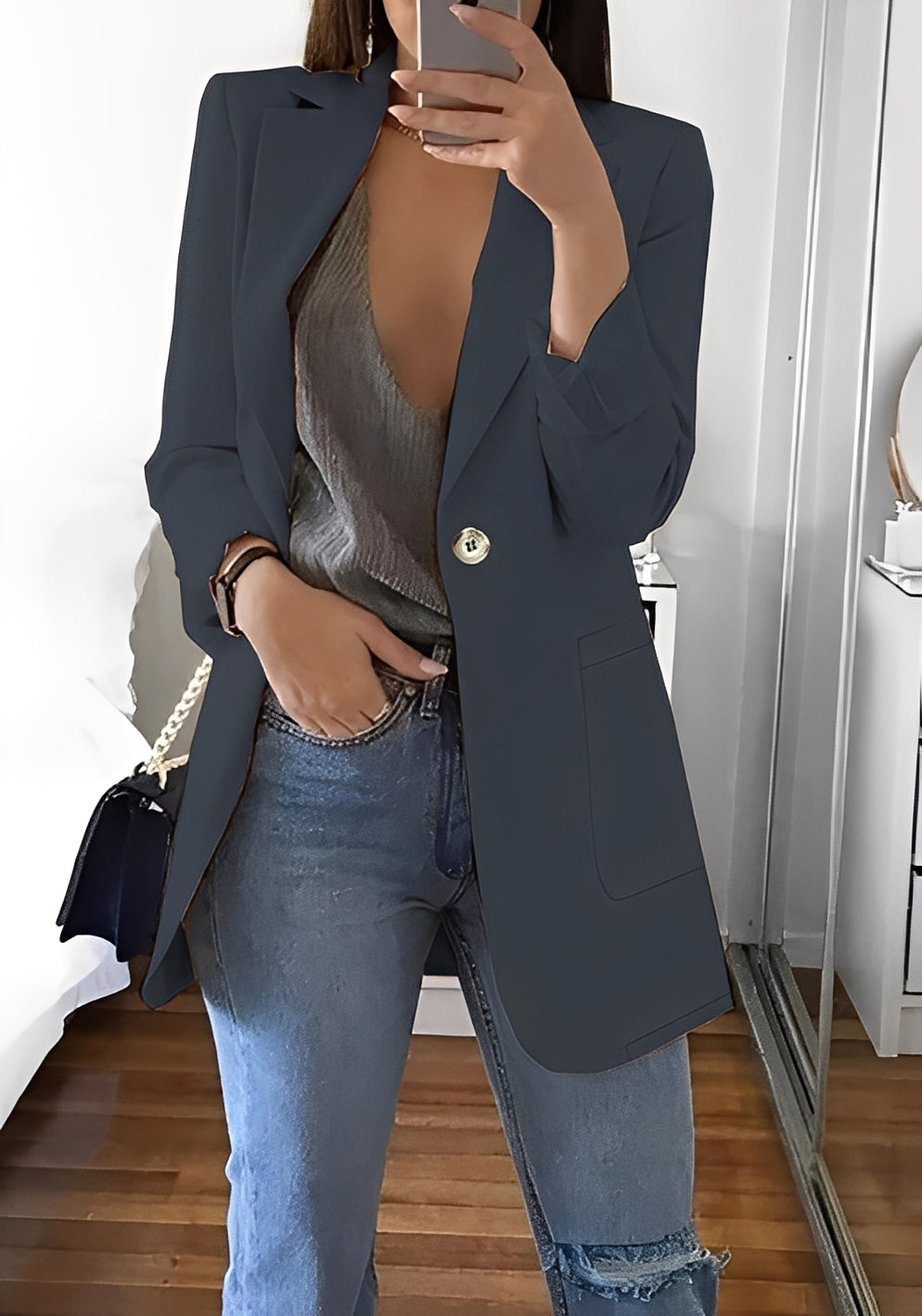 Stephanie - Στυλάτο, στενό σακάκι για γυναίκες