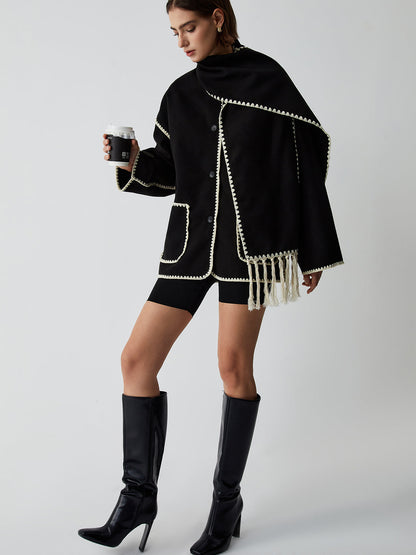 Elodie – Jacket with Scarf