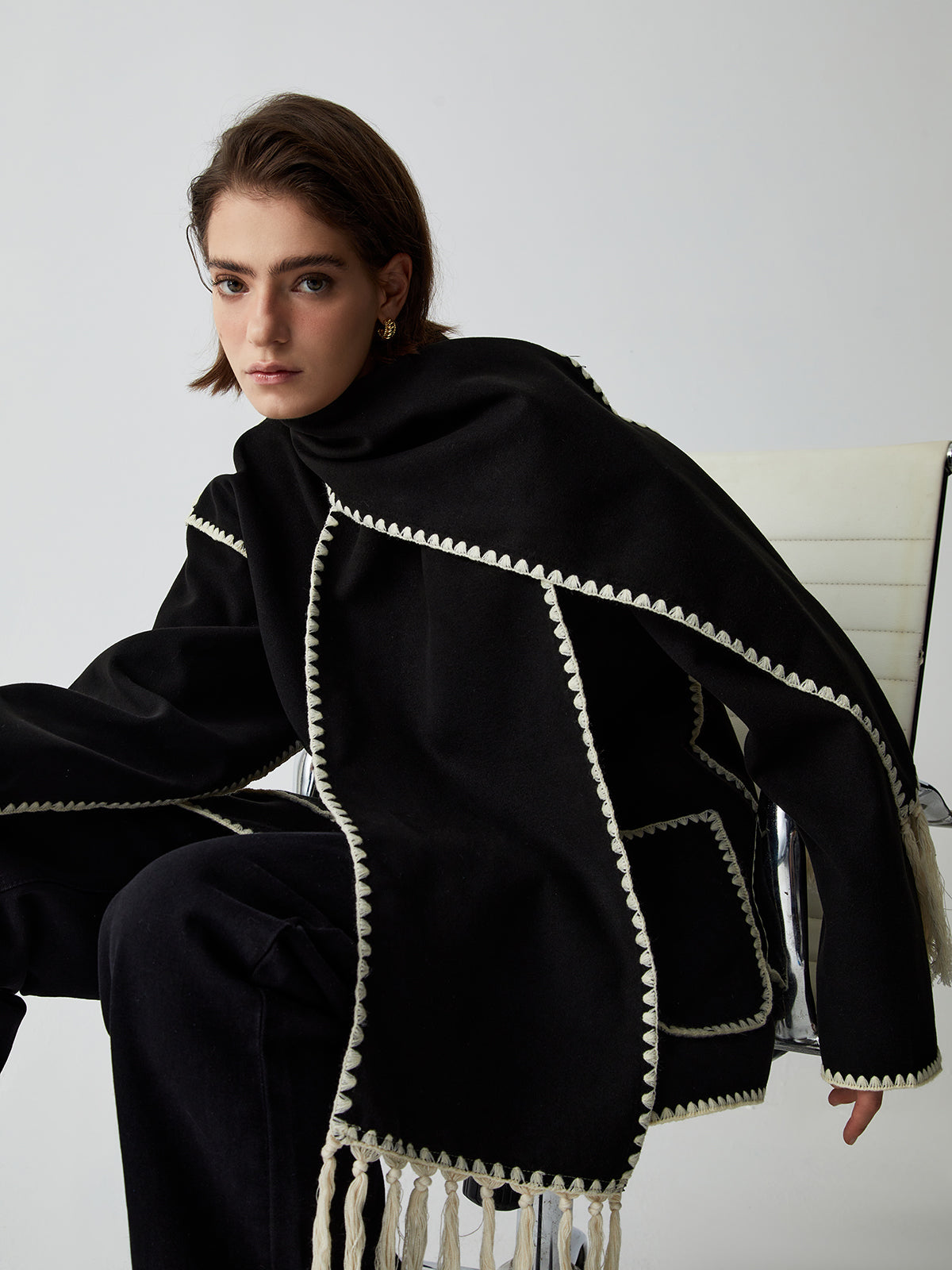 Elodie – Jacket with Scarf