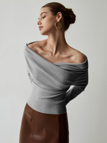 Yasmin – Strapless knitted top