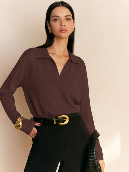 Fiona – Pullover με χαλαρό γιακά