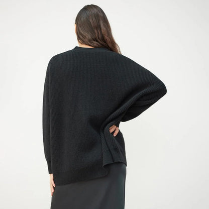 Leah – Oversize cashmere cardigan for women