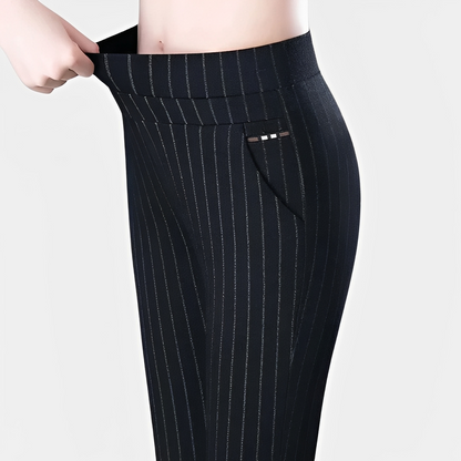Dianne - High-waist elastic pants for women