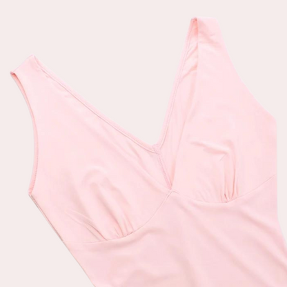 Chloe – Festive evening dress with V-neckline