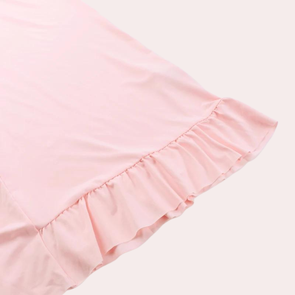 Chloe – Festive evening dress with V-neckline