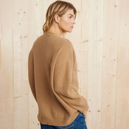 Leah – Oversize cashmere cardigan for women