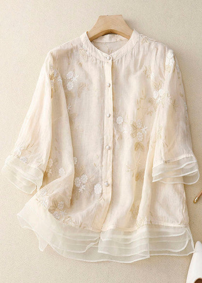 Elaine - Embroidered and Versatile Blouse