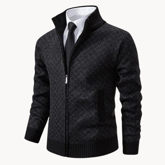 Julien – Pull col roulé jacquard