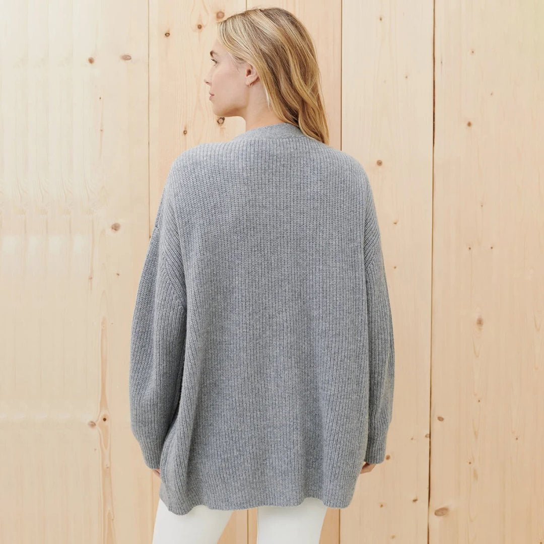 Leah – Oversize cashmere cardigan for women