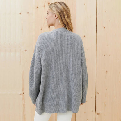 Leah – Oversize cashmere cardigan for women