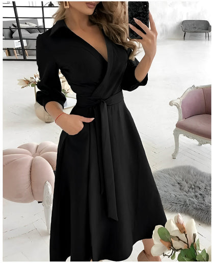 Cyrilla - Elegant Wrap Dress for Occasions