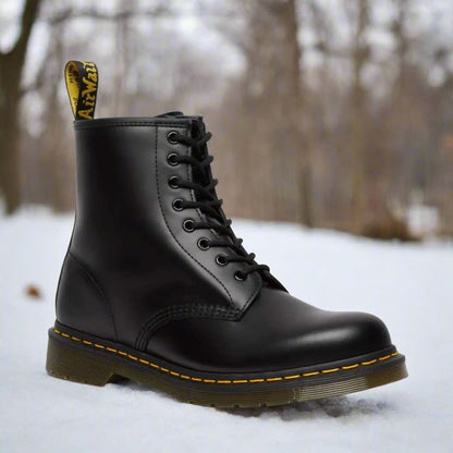 Ragnar – Leather Combat Boots with Design