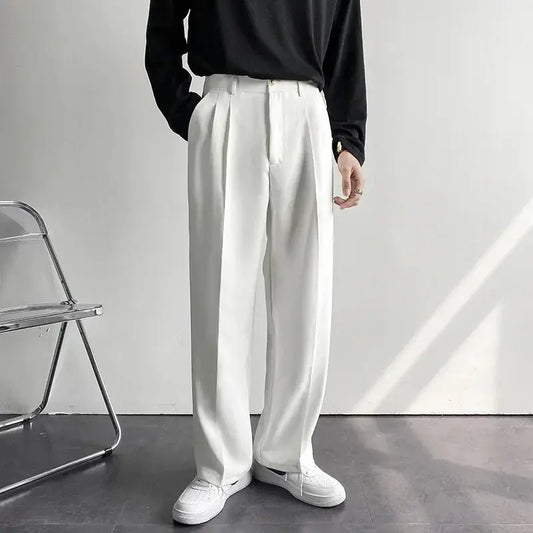 Emil – Men's wide trousers with pleats