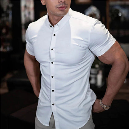 Ben – Chemise Slim Fit à Manches Courtes