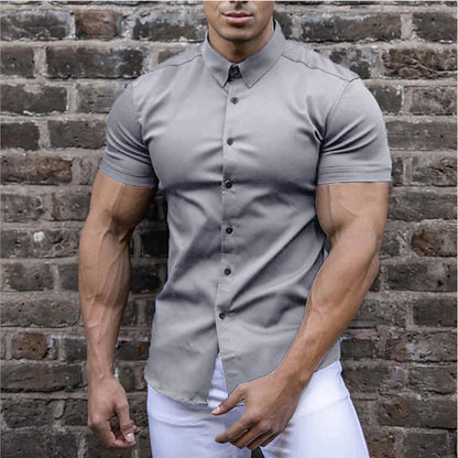 Ben – Chemise Slim Fit à Manches Courtes