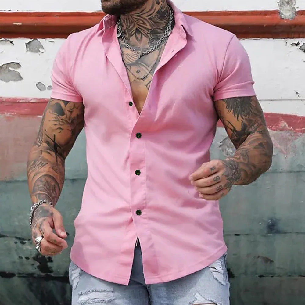 Ben – Chemise Slim Fit à Manches Courtes