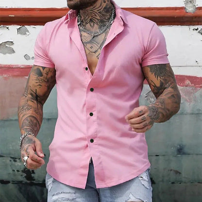 Ben – Chemise Slim Fit à Manches Courtes